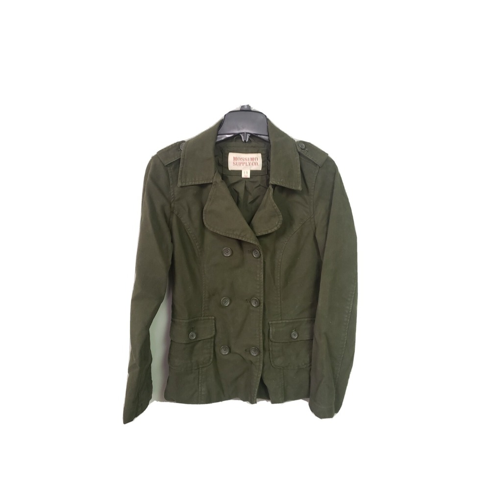 Mossimo Supply Co Women's Blazer Jacket Corduroy‎ Green Lined size S